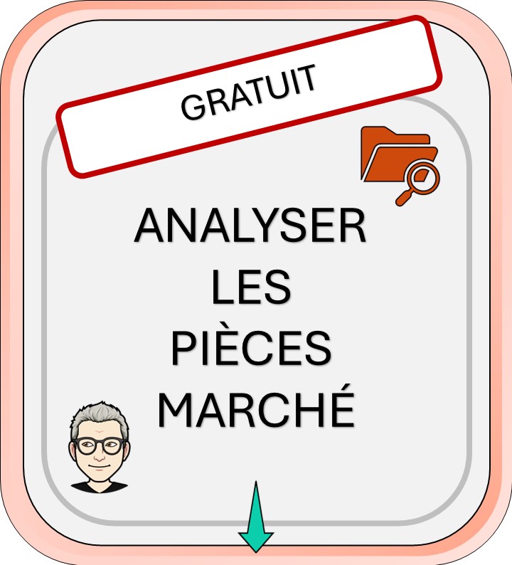 ANALYSER LES PIECES MARCHÉ GRATUIT